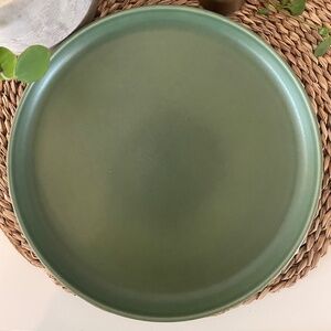 Williams Sonoma Terre Sage Green Dinner Plate Matte Discontinued 10.5”” HTF Rare